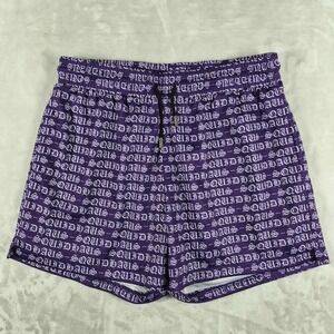 Squidhaus Mesh Shorts Men's XL Purple  4" Inseam Gym Training Running Active